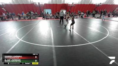 110-112 lbs Round 1 - Xander Lundwall, Antigo Wrestling Club vs Blake Lawrence, Waukesha Wrestling Club