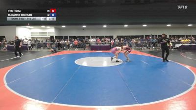 118 lbs Consi Of 16 #1 - Iris Reitz, PA vs Jacianna Beltran, AZ