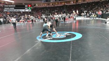 4A 144 lbs Cons. Round 1 - Evan Marrujo, Robertson vs Isaiah James, Hozho Academy