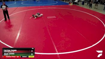 70 lbs Quarterfinals (8 Team) - Tayton Thiner, Worthington vs Isaac Morin, Bemidji