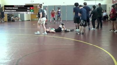 285 lbs Cons. Round 2 - Mahkai Smith, Modesto Junior College vs Peyton Reiser, Sacramento City College
