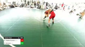 130 lbs Quarterfinal - Evangelique Zapata Guzman, No Mercy vs Aaliyah Samano, Chino WC