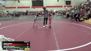 35 + 40 EXO Round 2 - Britton Couto, Northside Takedown Wrestling C vs Amiya Seals, Alpha Elite