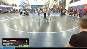 160 lbs Cons. Round 1 - Hunter Rose, Priest River vs Bradley Bennett, Priest River