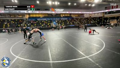 190 lbs 7th Place Match - Hunter Merk, Waukee Northwest vs Liam Pigott, Bondurant-Farrar