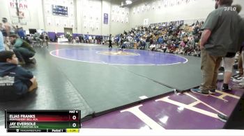 190 lbs Champ. Round 3 - Elias Franks, Montgomery Bell Aca. vs Jay Eversole, Lakeway Christian Aca