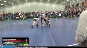105 lbs Round 3 (6 Team) - Jordan Risse, South Dakota Lightning vs Lucas Schroeder, Iowa Red