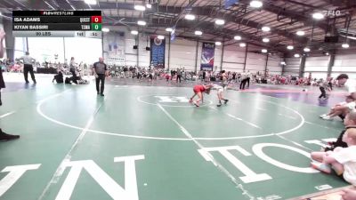 90 lbs Rr Rnd 1 - Isa Adams, Quest School Of Wrestling ES vs Kiyan Bassiri, Terps SMASH ES