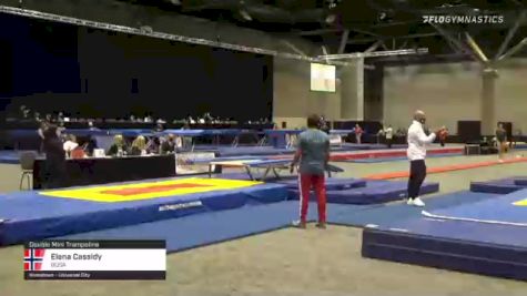 Elena Cassidy - Double Mini Trampoline, GOSA - 2021 USA Gymnastics Championships