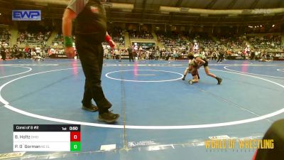 61 lbs Consi Of 8 #2 - Braxton Holtz, OHIO vs Preston O`Gorman, Nebraska Elite