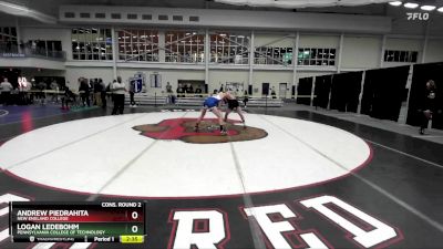 157 lbs Cons. Round 2 - Logan Ledebohm, Pennsylvania College Of Technology vs Andrew Piedrahita, New England College