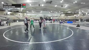 215 lbs 2nd Wrestleback (8 Team) - Hayden Matthews, Greeneville High School vs Knox Grimes, Tullahoma High School