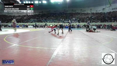 143 lbs Round Of 32 - Zane Entz, Hinton Comets vs Malachi Belcher, Sand Springs Jr High