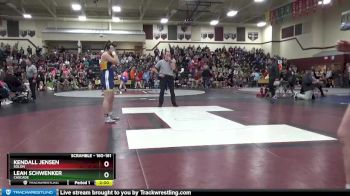 160-161 lbs 1st Place Match - Leah Schwenker, Cascade vs Kendall Jensen, Solon