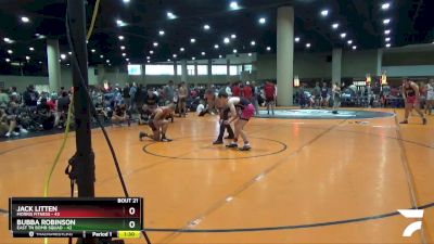 140 lbs Semis & Wb (16 Team) - Bubba Robinson, East TN Bomb Squad vs Jack Litten, Morris Fitness