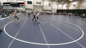 126 lbs Finals (8 Team) - Brock Goebel, Syracuse vs Kade Gieck, York
