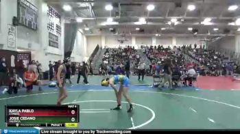 101 lbs Cons. Round 3 - Josie Cedano, Valencia vs Kayla Pablo, Cypress