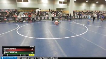 70 lbs Quarterfinal - Cooper Saine, GA vs Brody Compau, MI