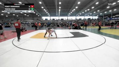 113 lbs Consi Of 8 #1 - Fonzy Fernandez, TX vs Tristin Cruz, PA