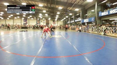 152 lbs Consi Of 32 #2 - Matthew Arndt, VA vs Cooper Robinson, NY