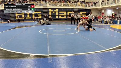 107 lbs Consy 1 - Riley Smith, Seneca Valley vs Gracin Guglielmo, Belle Vernon