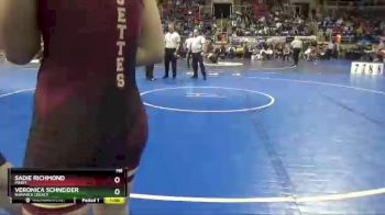 170 lbs Cons. Round 3 - Veronica Schneider, Bismarck Legacy vs Sadie Richmond, Minot