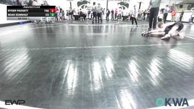 100 lbs Rr Rnd 1 - Ryder Padgett, Team Tulsa Wrestling Club vs Noah Zumwalt, Grove Takedown Club