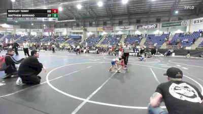43 lbs Rr Rnd 1 - Bentley Terry, Independent vs Matthew Serrano, Jefferson Wrestling Club