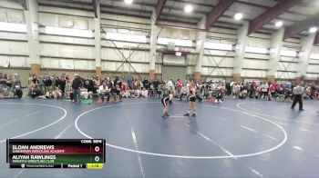 95 lbs Cons. Semi - Aliyah Rawlings, Wasatch Wrestling Club vs Sloan Andrews, Sanderson Wrestling Academy