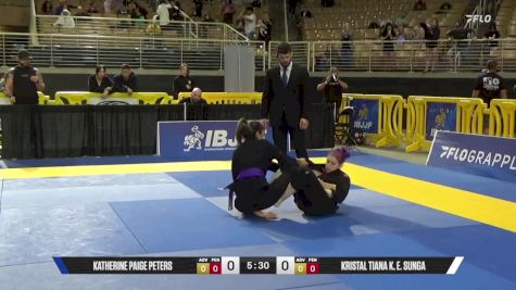Kristal Tiana K. E. Sunga vs Katherine Paige Peters 2025 Pan Jiu Jitsu IBJJF Championship