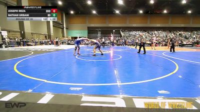 160 lbs Round Of 32 - Joseph Reza, South Bakersfield High School vs Nathan Urbani, Mad Dawg Wrestling Club