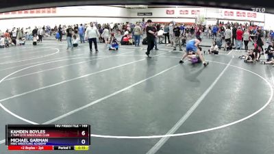 149 lbs Round 3 - Kamden Boyles, 2 Tuff Gym Wrestling Club vs Michael Garman, MWC Wrestling Academy