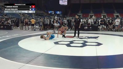 120 lbs Champ. Rd Of 16 - Adrian Rojas, Florida vs Dylan Phillips, Michigan
