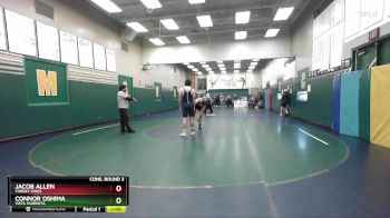 165 lbs Cons. Round 3 - Jacob Allen, Torrey Pines vs Connor Oshima, Vista Murrieta