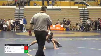 165 lbs Prelims - Avery Shay, Unrostered vs Eli Brinsky, Clarion-Unattached