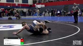 121 lbs Final - Antonio Boni, Central Valley vs Mason Wright, Beth Center