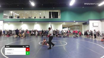 50 lbs Quarterfinal - Cameron Gilbert, VA vs Jett Sidun, PA