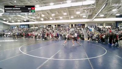 132 lbs Quarterfinal - Maddox Lechman, Windsor vs Cooper Mathews, Cherokee Trail