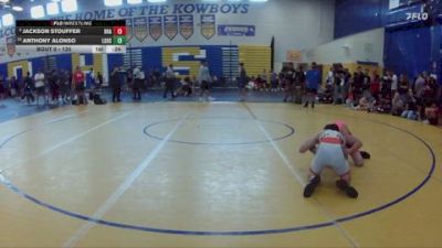 120 lbs Cons. Round 6 - Anthony Alonso, Lake Gibson High School vs Jackson Stouffer, Brandon