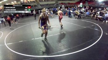 140 lbs Cons. Semi - Layne Bromm, Tekamah Herman Wrestling Club vs Adam Miller, Randolph
