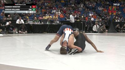 157 lbs Quarters & 1st Wb (16 Team) - Jordan Williams, Iowa vs Kannon Webster, Illinois