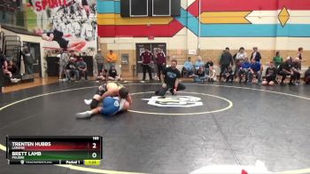 165 lbs Quarterfinal - Trenten Hubbs, Laramie vs Brett Lamb, Poudre