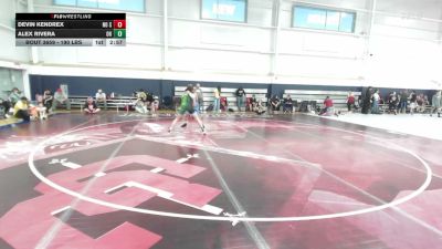 190 lbs Quarterfinal - Devin Kendrex, No STATE vs Alex Rivera, OH
