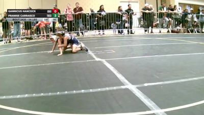 54 lbs Semifinal - Gannicus Hancock, Chickens Wrestling vs Frankie Carrasco, Tucson Cyclones