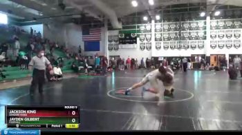 205 lbs Round 5 - Jayden Gilbert, Foothill vs Jackson King, Shadow Ridge