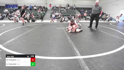 110-120 lbs Semifinal - Braxtyn Pinkston, Pocola Youth Wrestling vs Briar Trammel, Hulbert