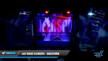 Las Vegas Elements - Hailstorm [2021 L3 Junior - D2 - Small - A Day 2] 2021 CHEERSPORT National Cheerleading Championship