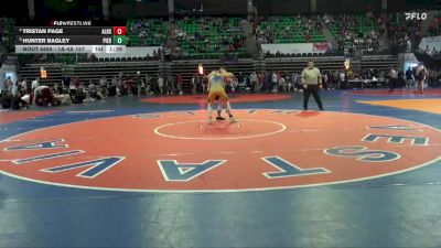 1A-4A 157 3rd Place Match - Hunter Bagley, Piedmont vs Tristan Page, Alexandria HS