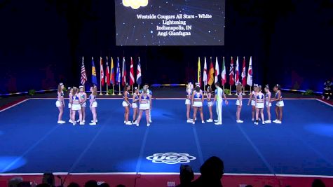 Westside Cougars All Stars - White Lightening [2018 L2 Senior Small D2 Day 1] UCA International All Star Cheerleading Championship