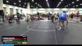 220 lbs Round 6 (8 Team) - Landon Walters, Backyard Boyz White vs Timothy Gray, Citrus WC